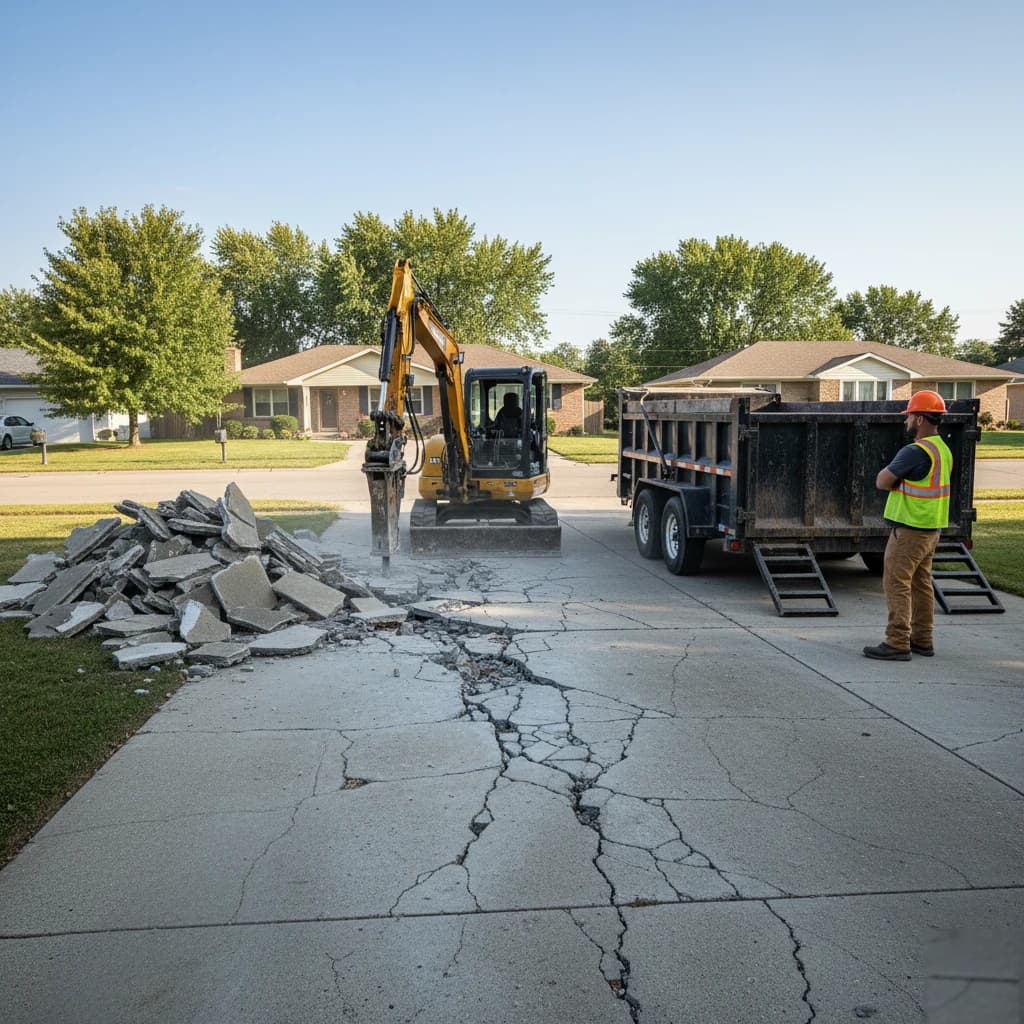 Concrete Demolition & Removal services in Charlotte NC