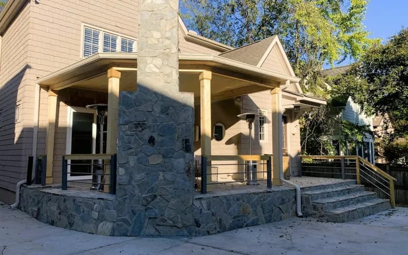 Custom Outdoor Fireplace services in Charlotte NC