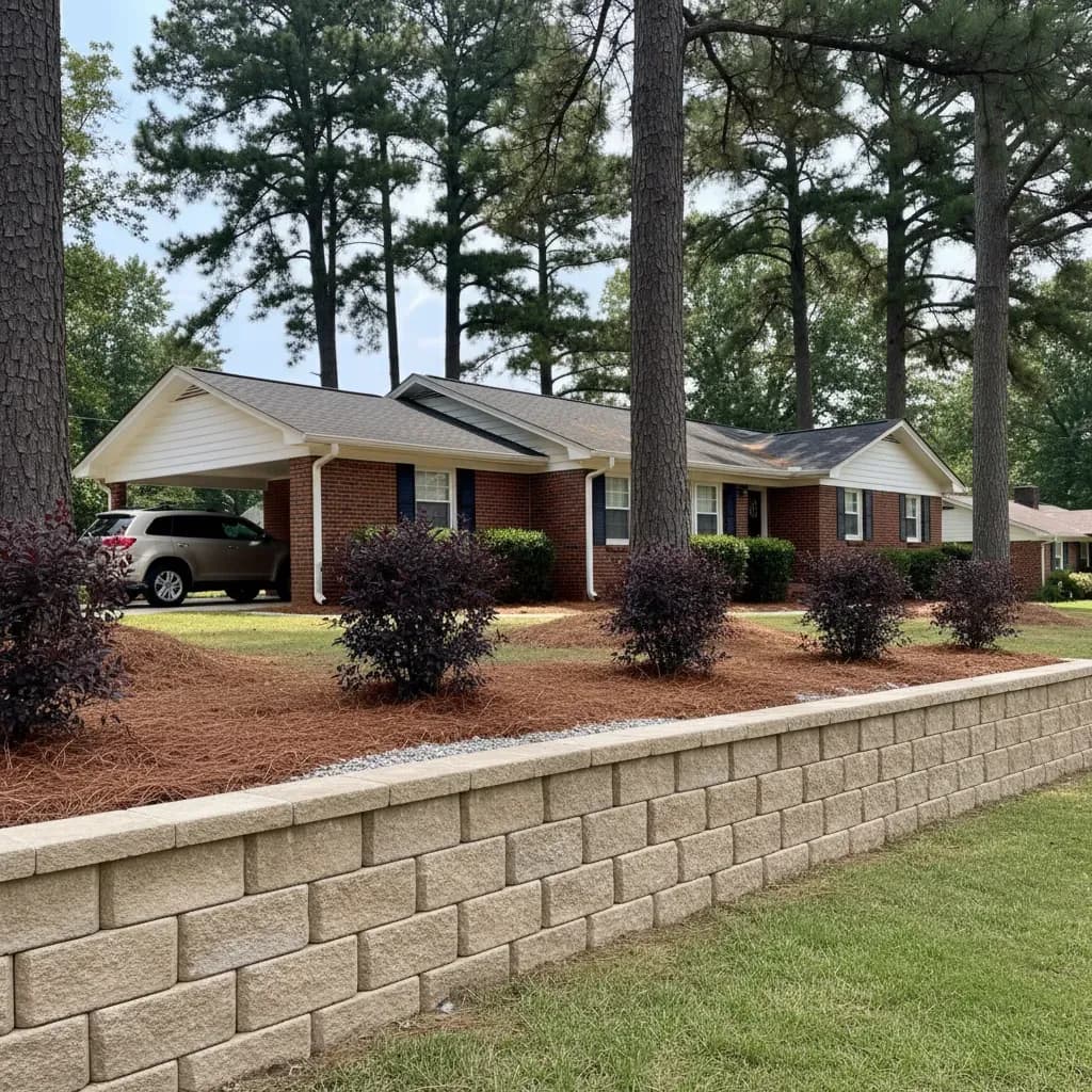 Professional landscaping and hardscaping in Monroe NC
