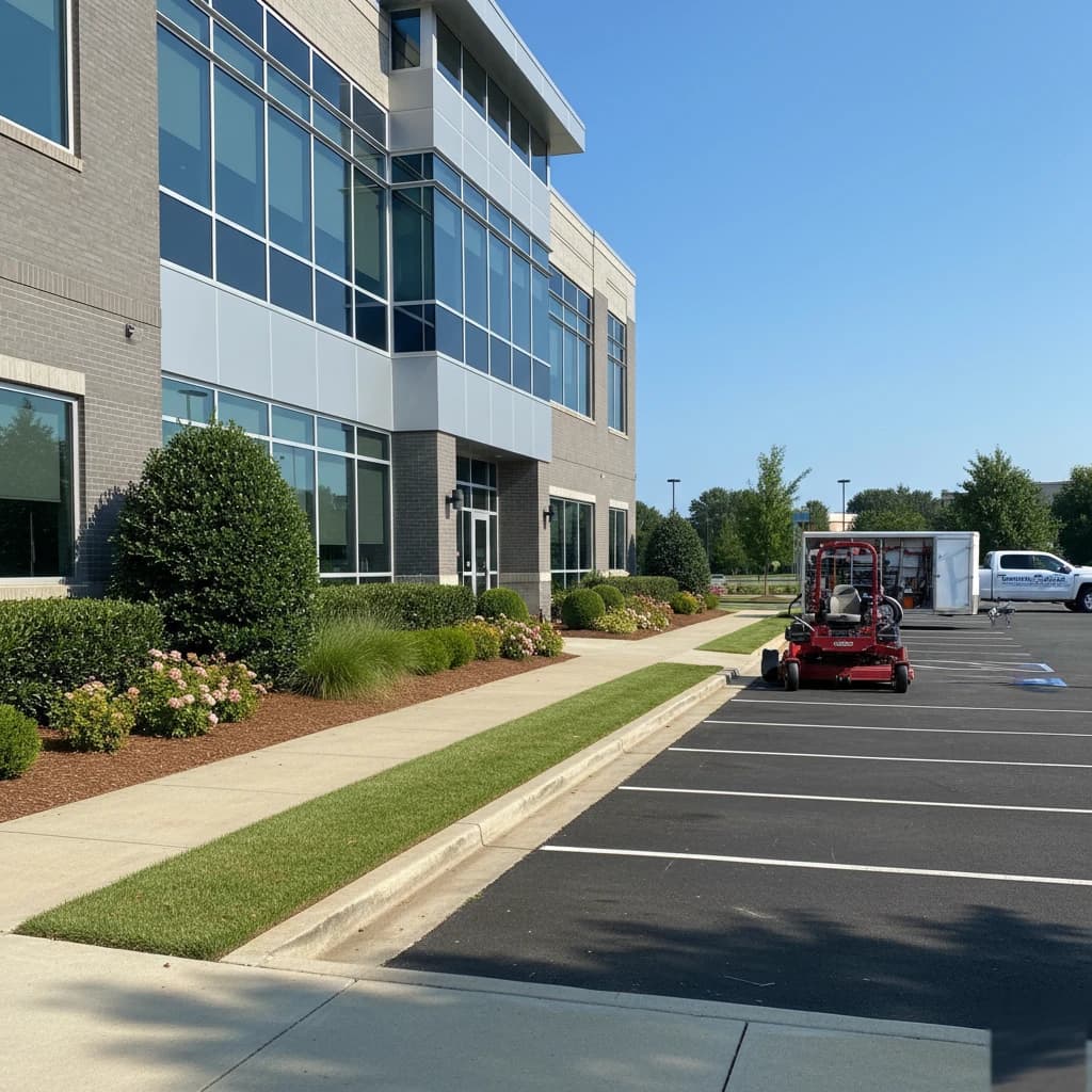 Commercial property maintenance and lawn care in Charlotte NC